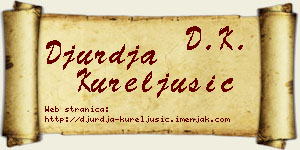 Đurđa Kureljušić vizit kartica
